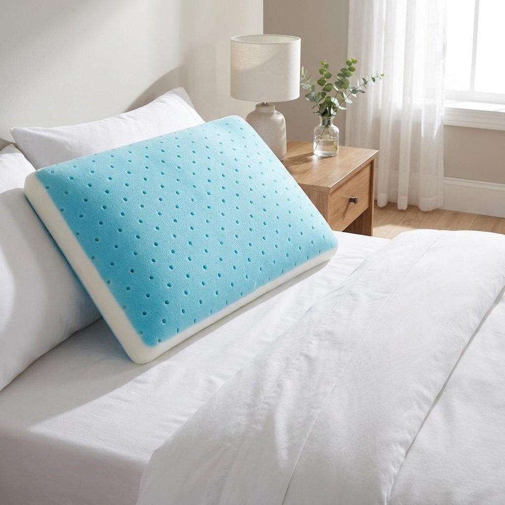 Cooling Gel Memory Foam Queen Size Bed Pillow