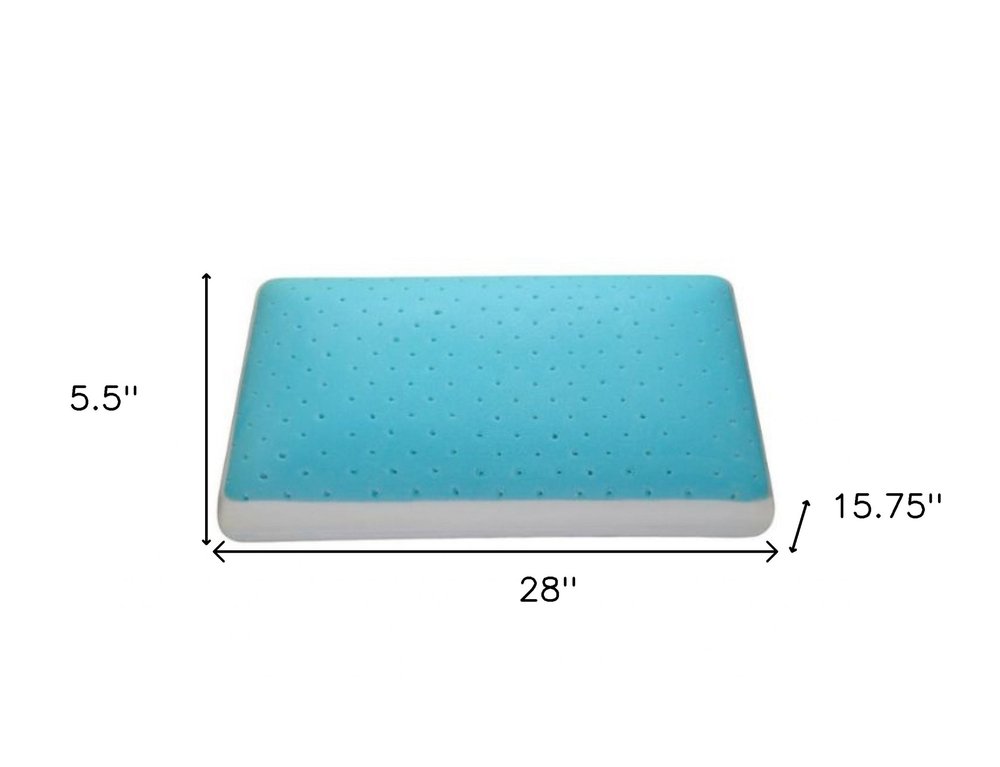 Cool Gel Memory Foam Queen Size Bed Pillow