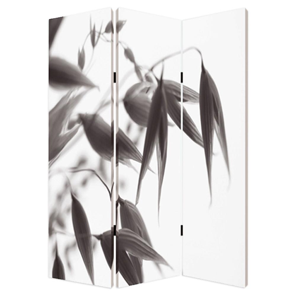 48" X 72" Multi Color Wood Canvas Screen