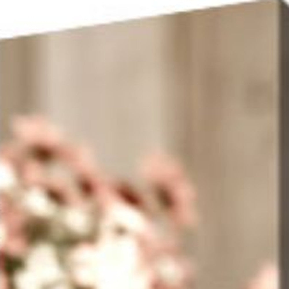 48" X 72" Multi Color Wood Canvas Valentine Screen