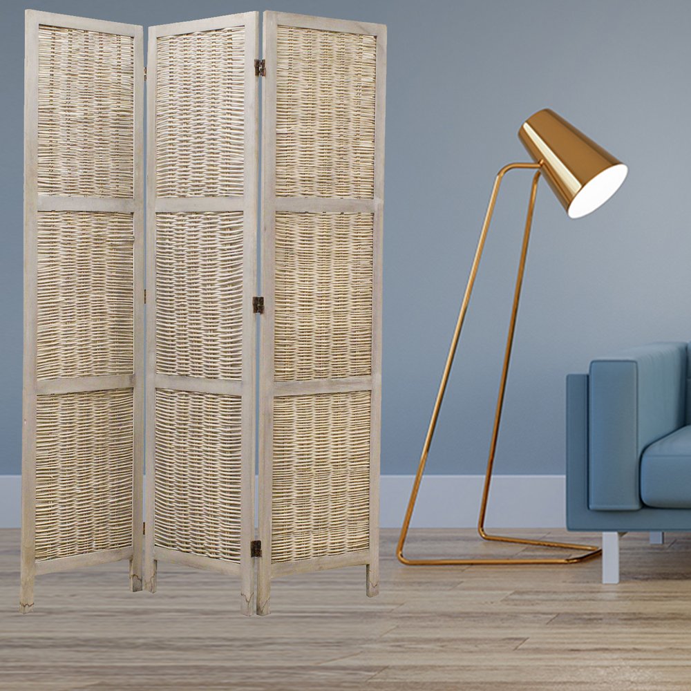 52 X 67 Beige Wood Screen