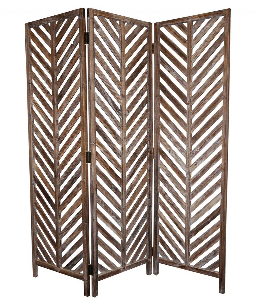63 X 72 Brown Wood Screen