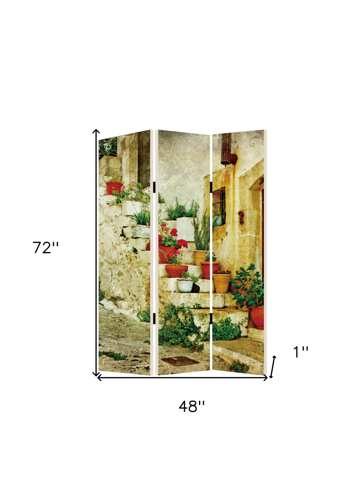 48 X 72 Multi Color Spanish Tidings Screen