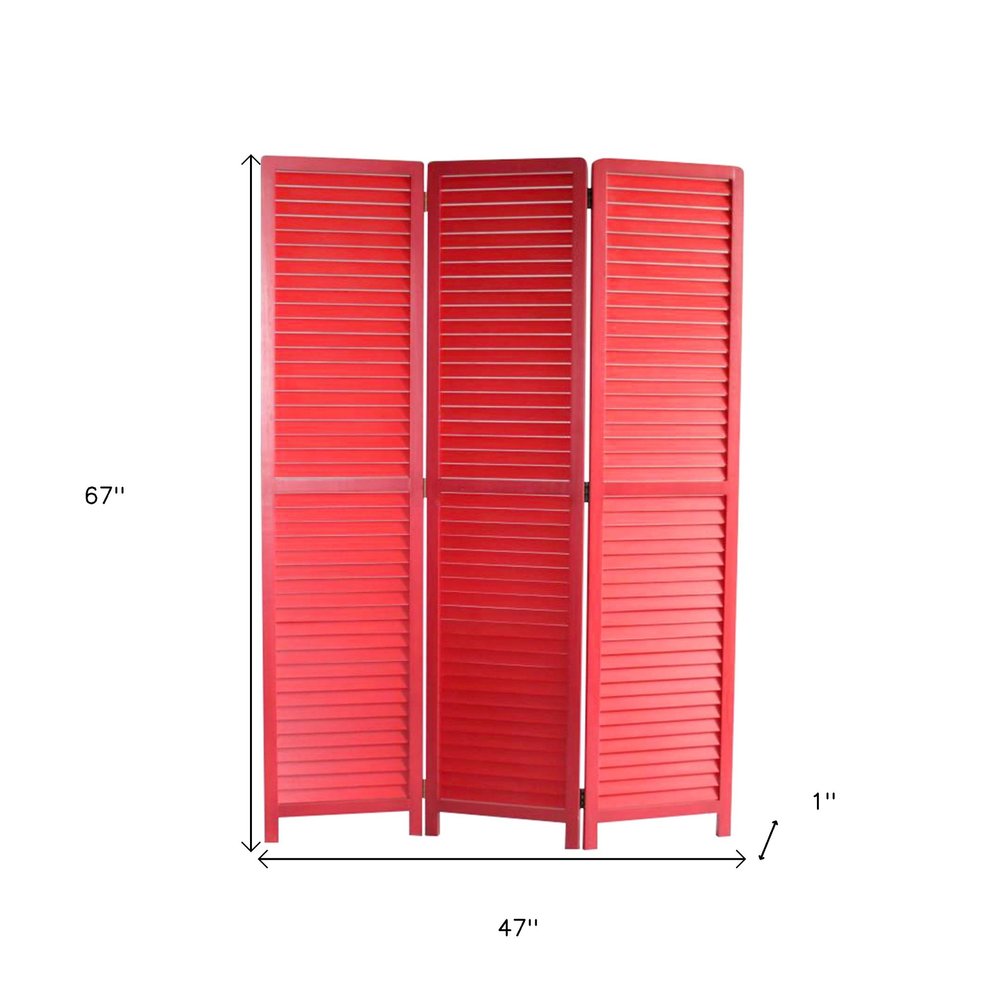 47 X 67 Red Wood Screen