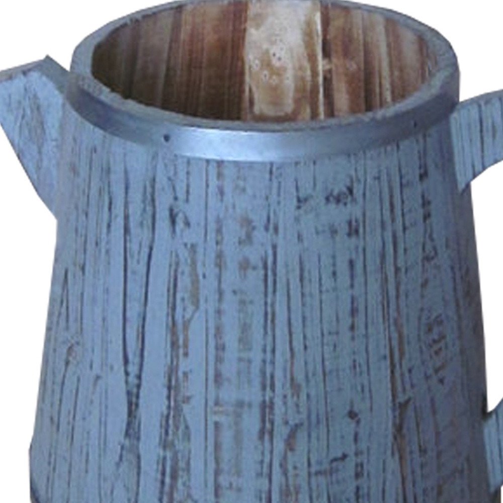 1 X 12 X 7 Brown Wood Garden Pot