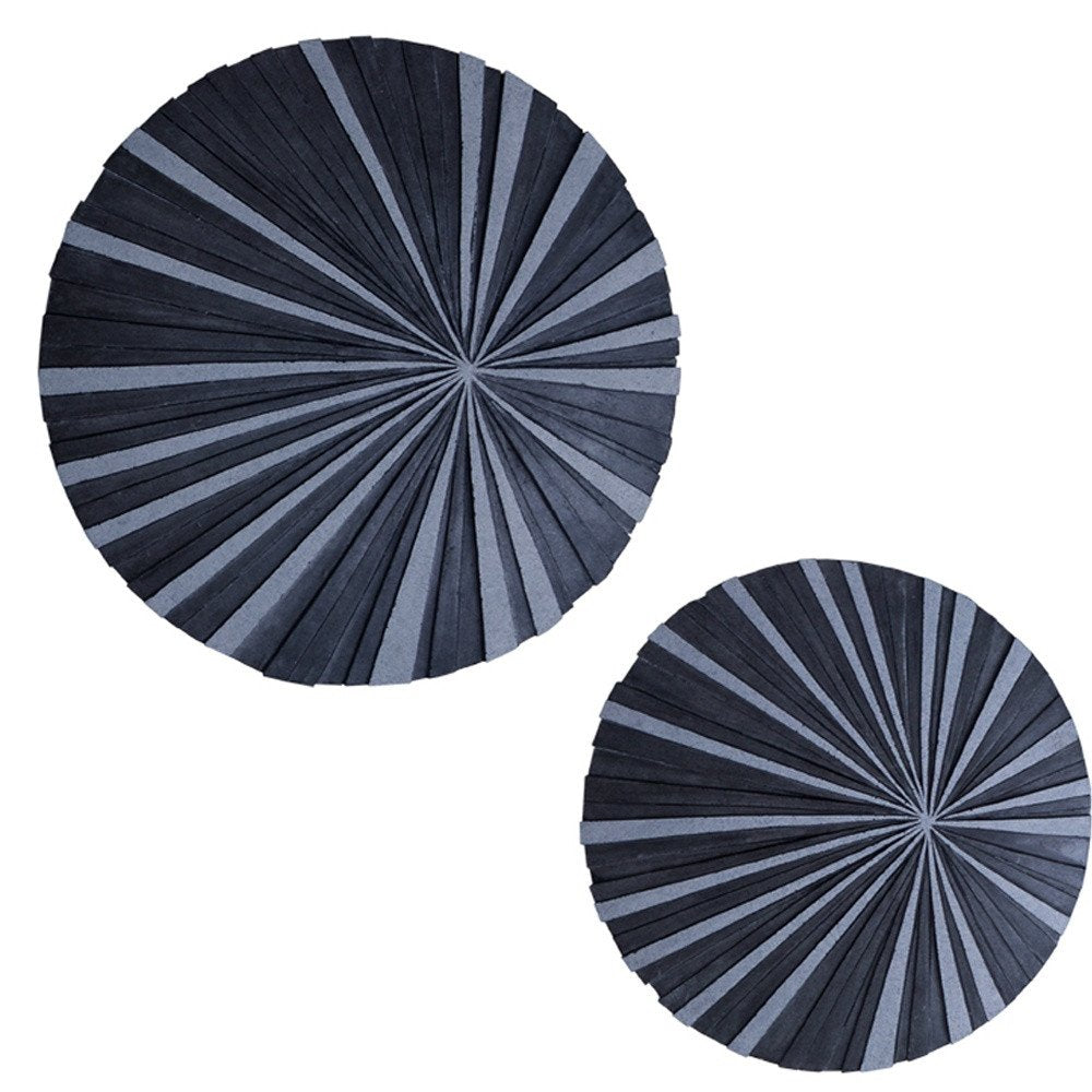 19" X 19" Gray Sandstone Wall Decor