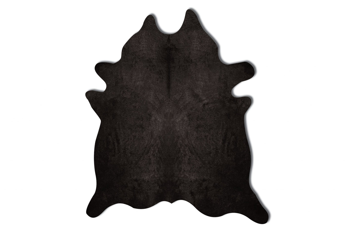6' X 7' Off White Natural Cowhide Area Rug