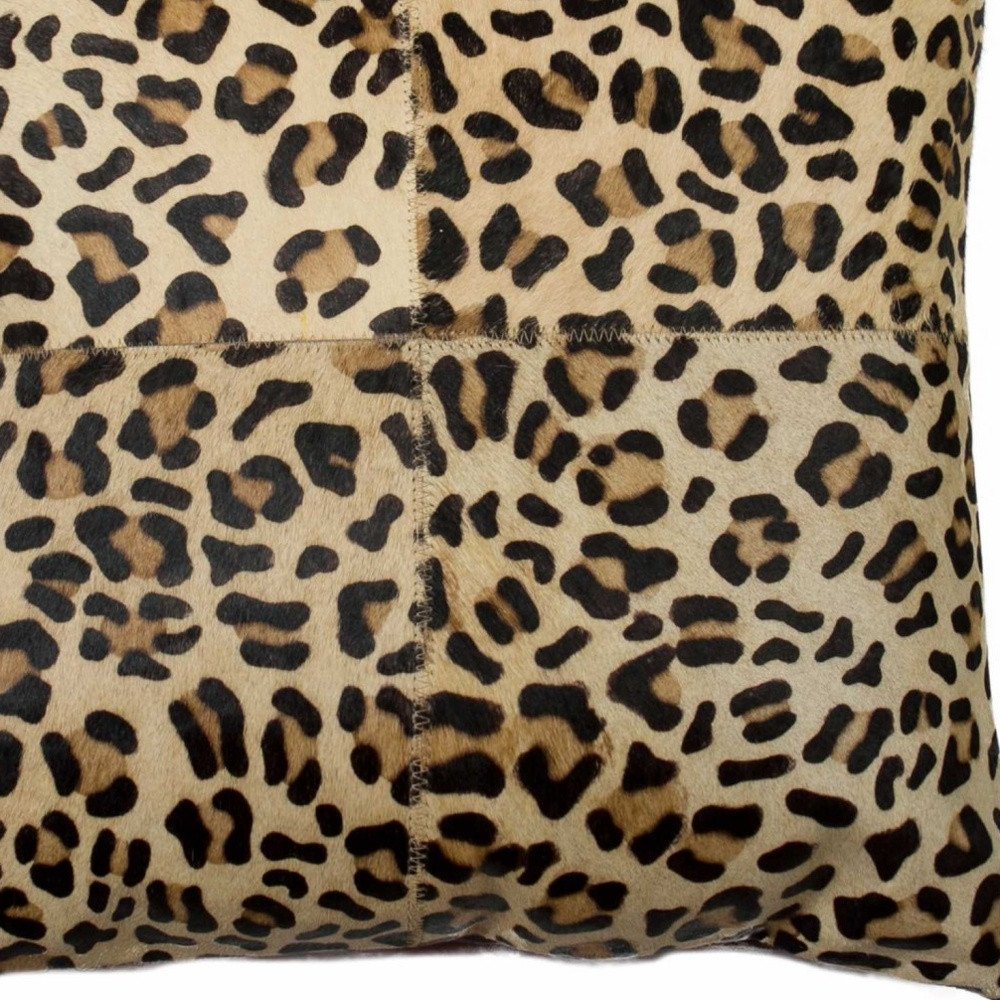 18" X 18" X 5" Leopard Quattro Pillow