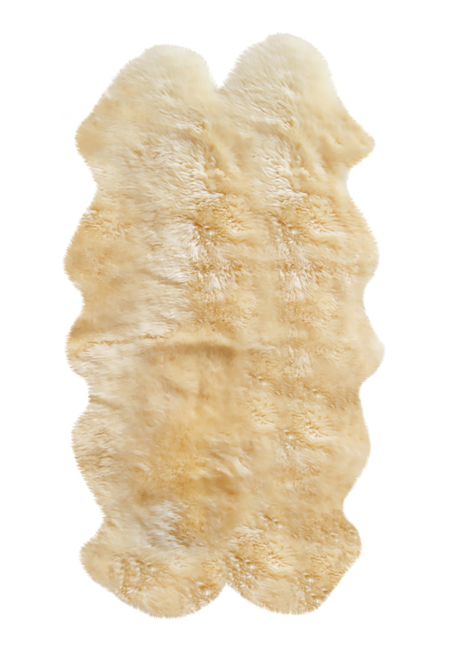 4' X 6' Pink Genuine Sheepskin Shag Area Rug