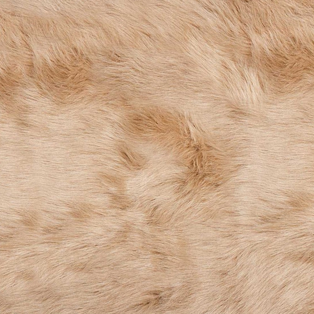 5' X 8' Black Shag Area Rug