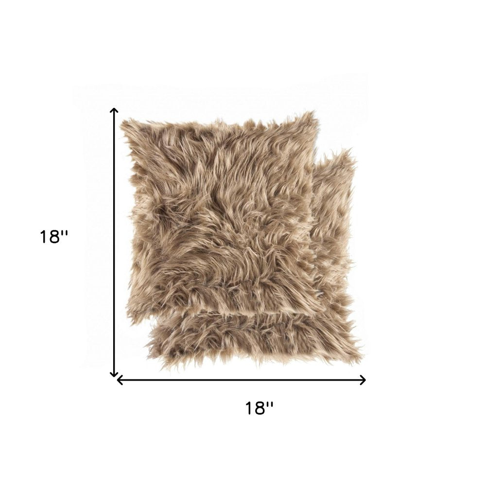 Tan Pillow 2 Pack