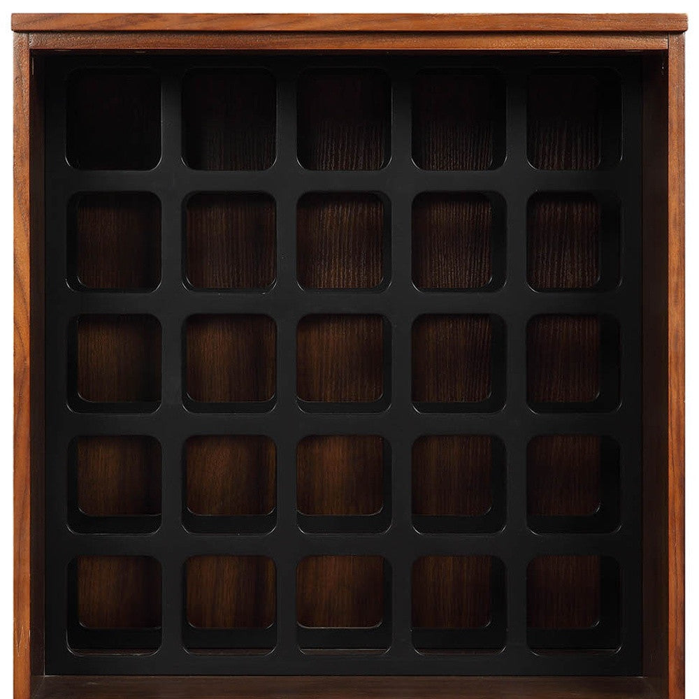 24" Off White Bar Cabinet With Three Drawers