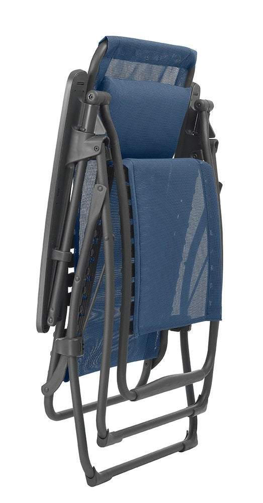 28" Green Steel Outdoor Zero Gravity Chair with Green Cushion