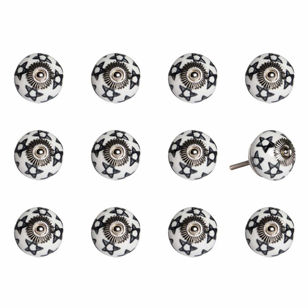 1.5" X 1.5" X 1.5" Pink Silver Asnd Red Knobs 12 Pack