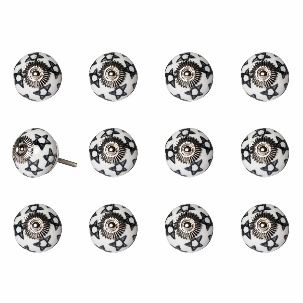 1.5" X 1.5" X 1.5" Pink Silver Asnd Red Knobs 12 Pack