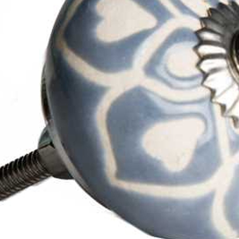 1.5" X 1.5" X 1.5" Blue Cream (Beige) With Silver Knobs 12 Pack