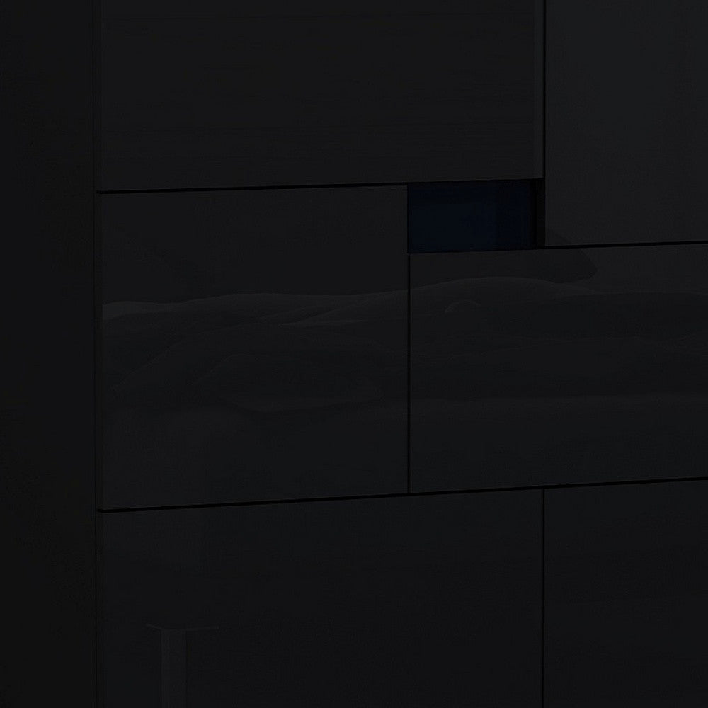 44" Superb Black High Gloss Chest