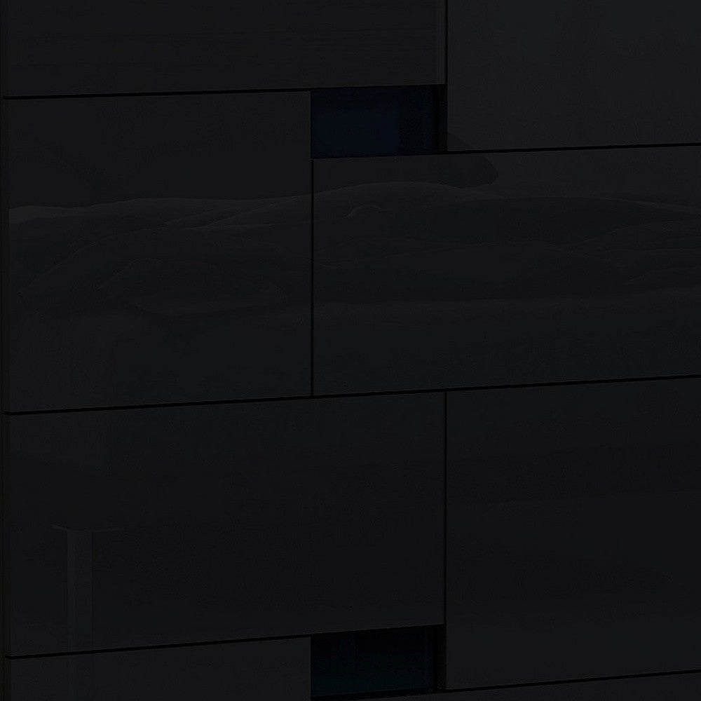 44" Superb Black High Gloss Chest