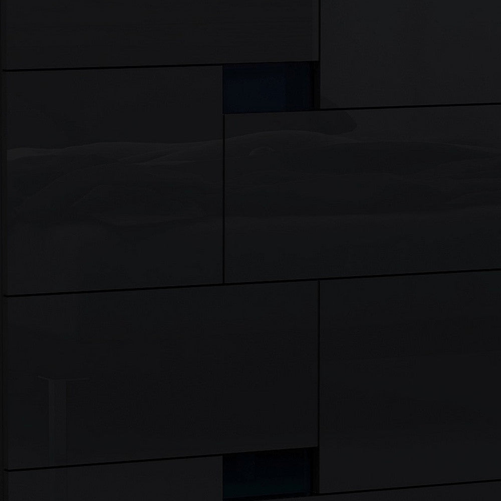 44" Superb Black High Gloss Chest