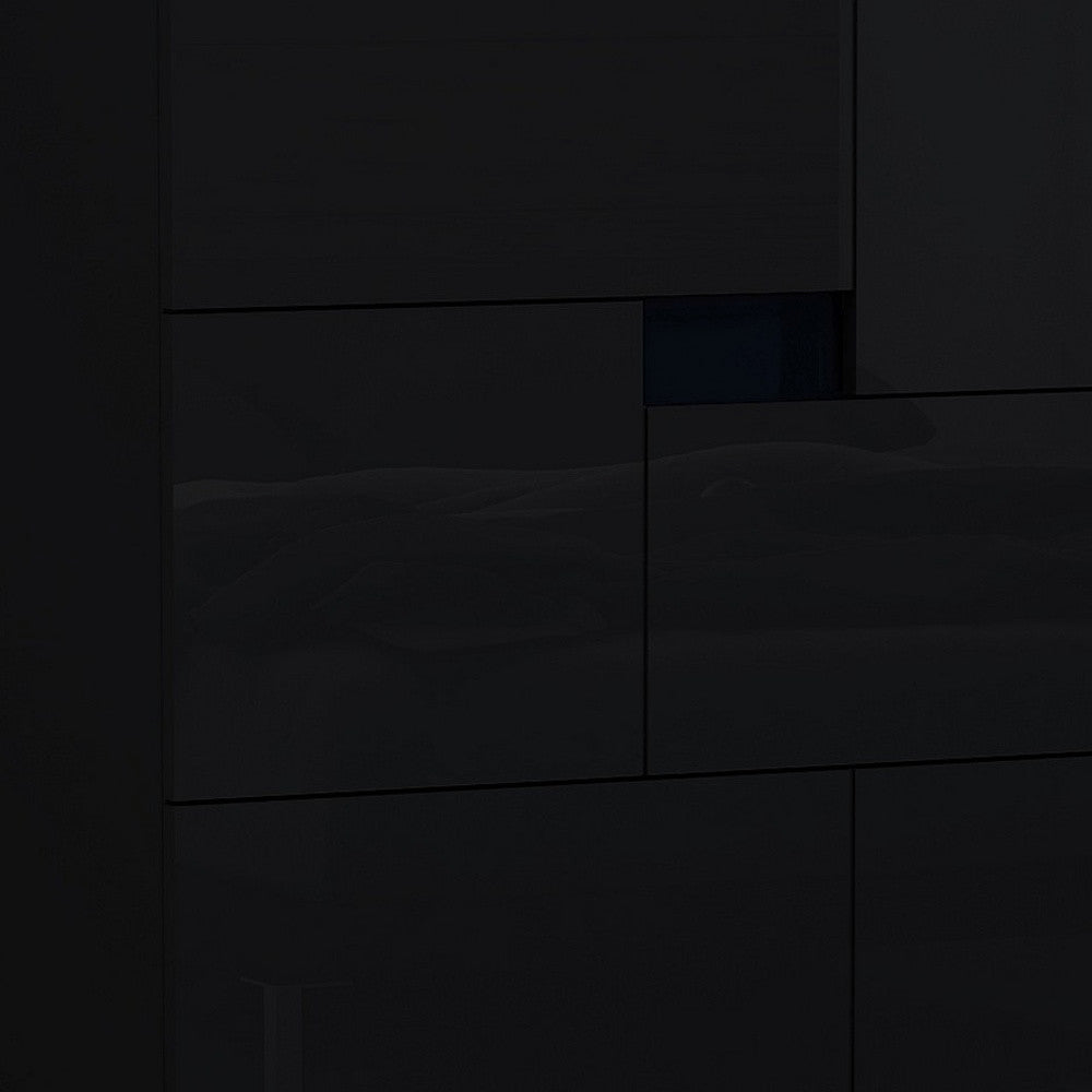 44" Superb Black High Gloss Chest