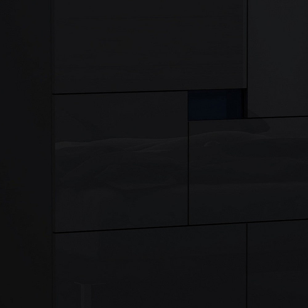 44" Superb Black High Gloss Chest