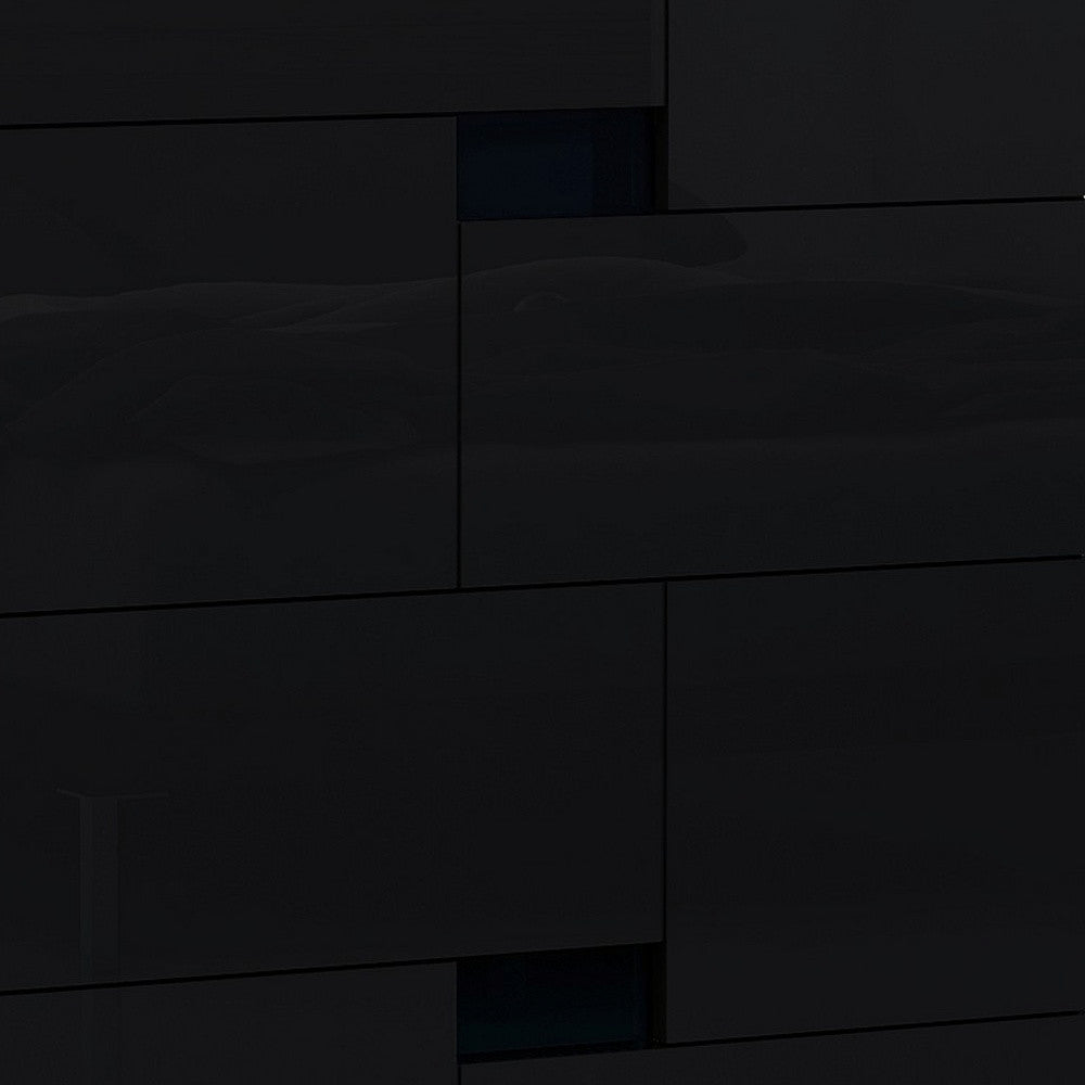 44" Superb Black High Gloss Chest