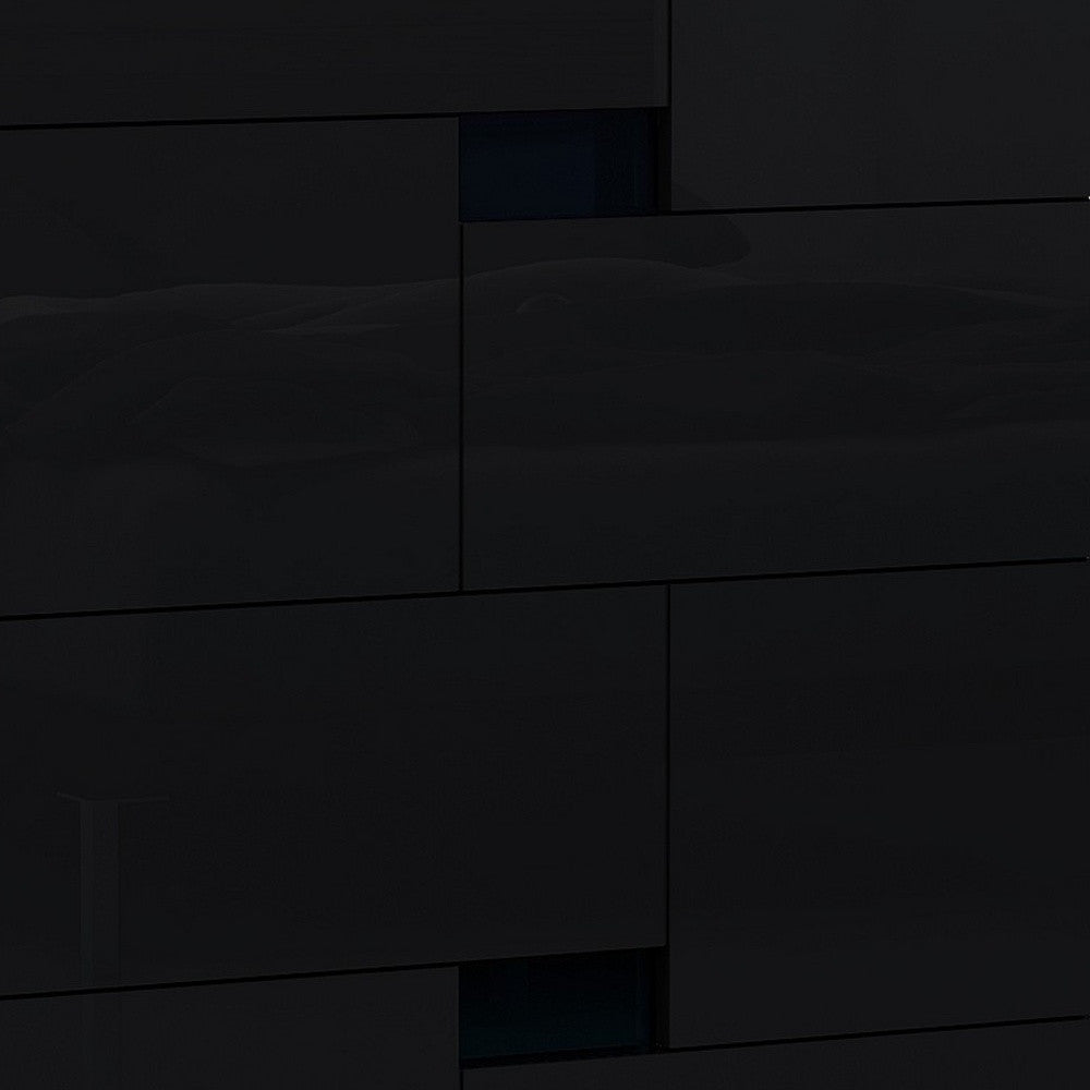44" Superb Black High Gloss Chest