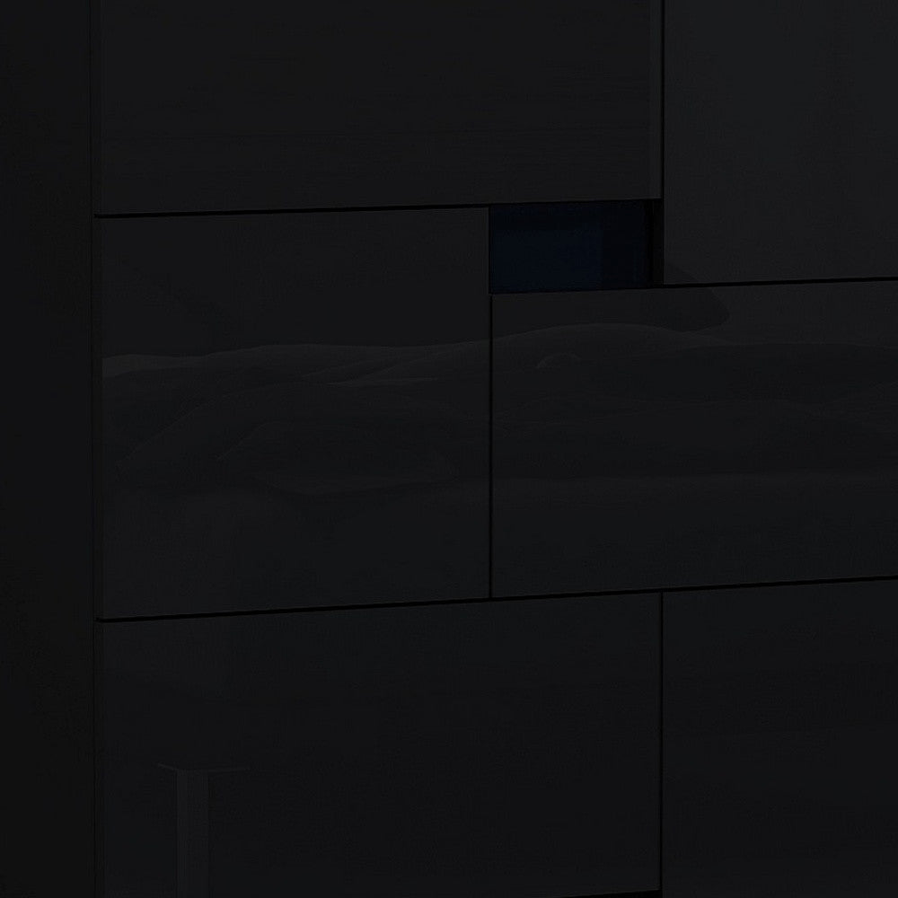 44" Superb Black High Gloss Chest