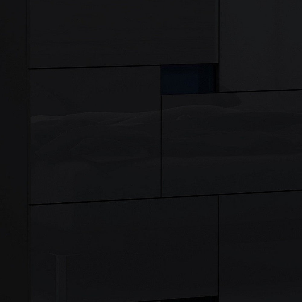 44" Superb Black High Gloss Chest