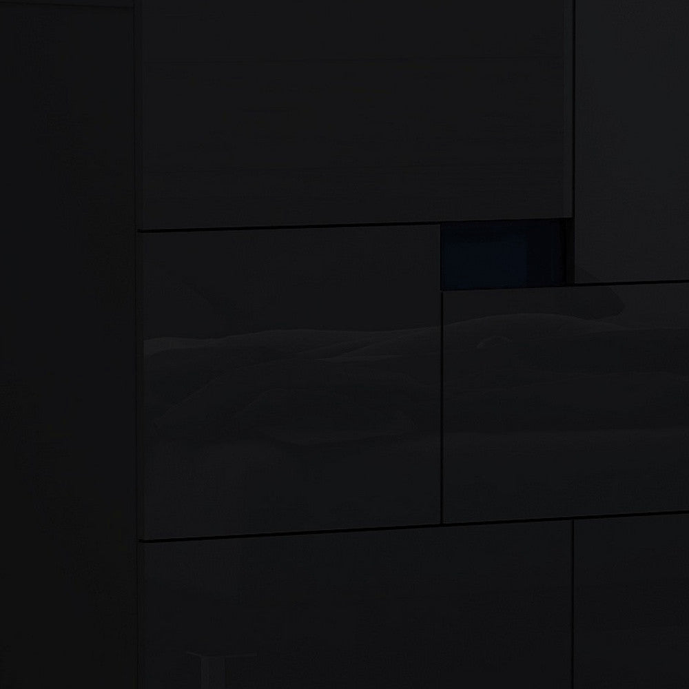 44" Superb Black High Gloss Chest