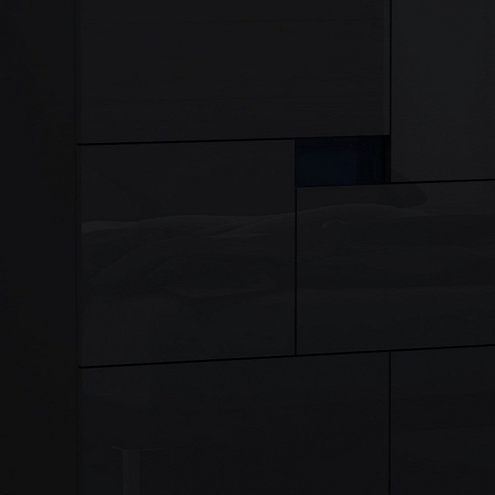 44" Superb Black High Gloss Chest