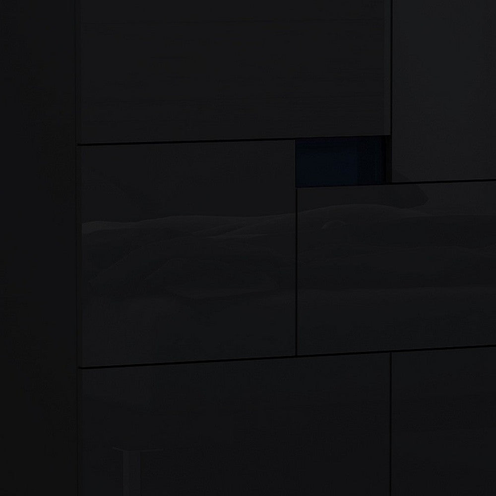 44" Superb Black High Gloss Chest