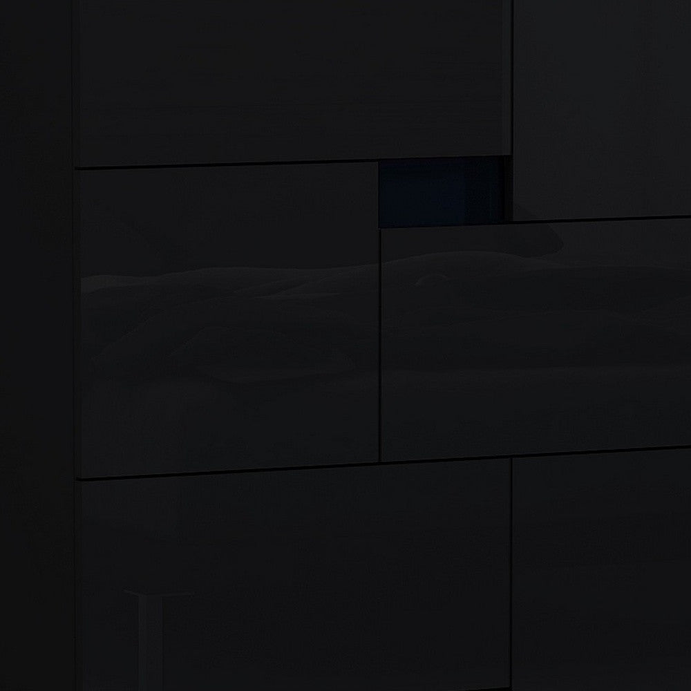 44" Superb Black High Gloss Chest