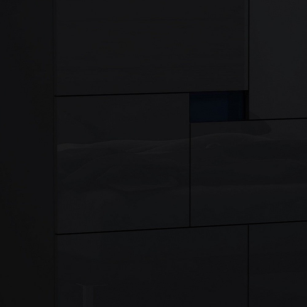 44" Superb Black High Gloss Chest