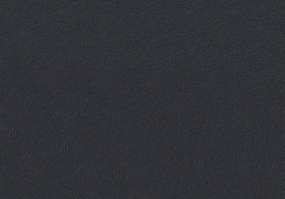 Set of Two Black And Silver Upholstered Faux Leather Dining Side Chairs