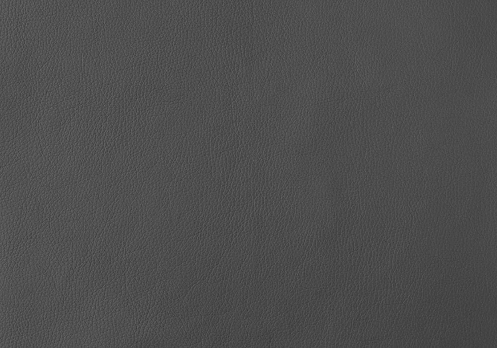 Set of Two Tufted Gray And Silver Upholstered Faux Leather Dining Side Chairs