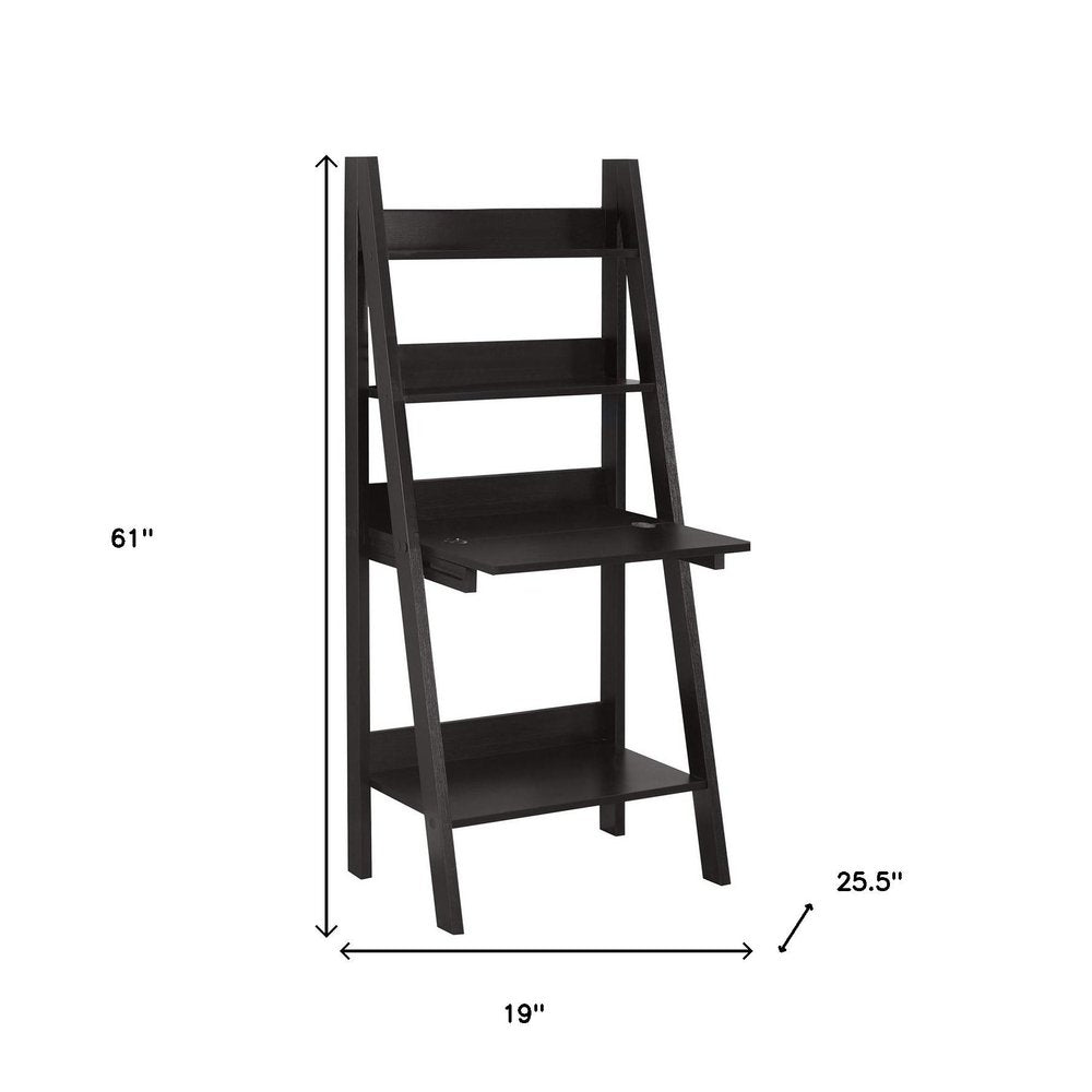 19" Taupe Ladder Desk