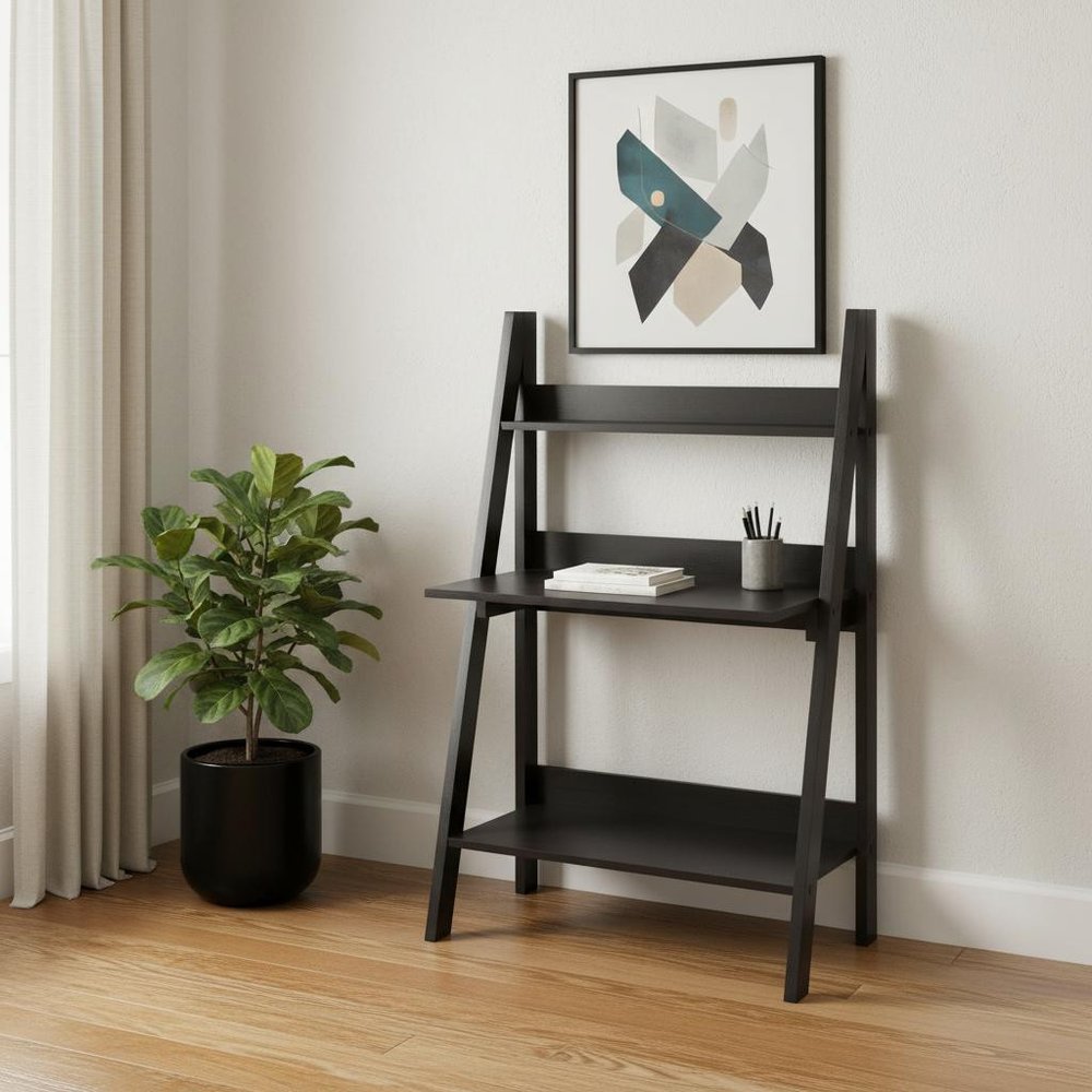 19" Taupe Ladder Desk