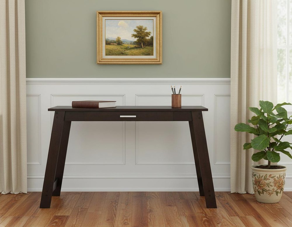 18" Brown Computer Desk