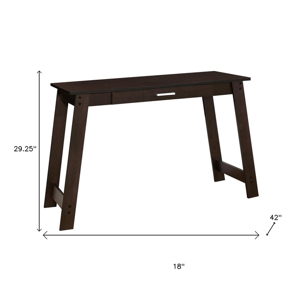 18" Brown Computer Desk
