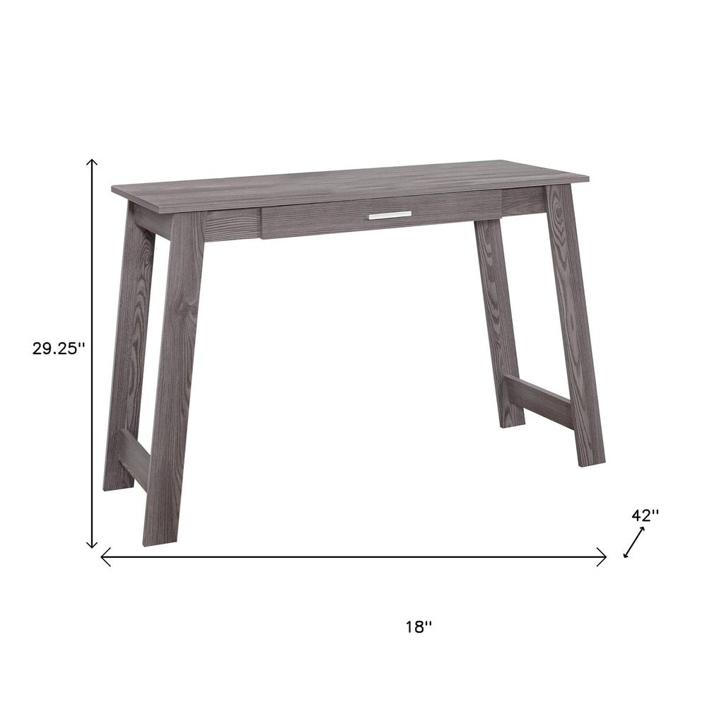 18" Brown Computer Desk