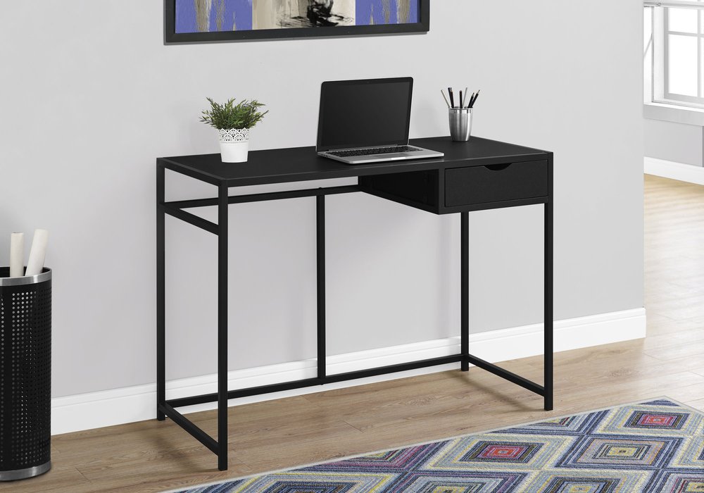 20" Black Computer Desk