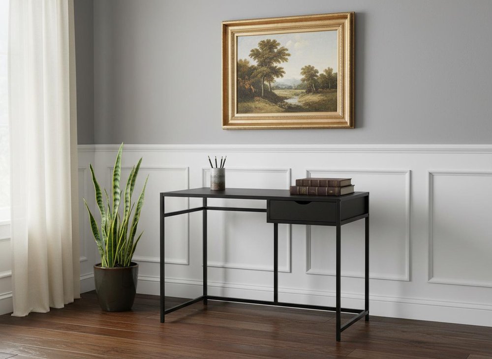 20" Black Computer Desk