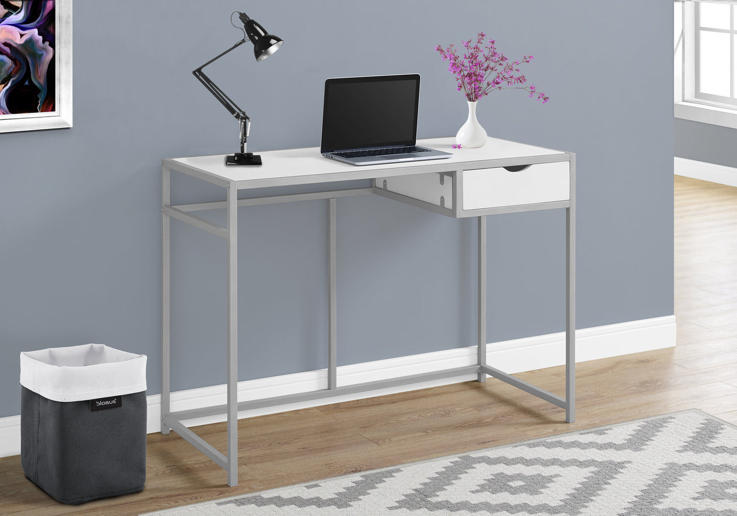 20" Black Computer Desk