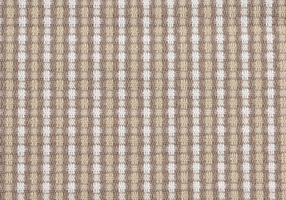 18" X 18" Taupe Polyester Striped Zippered Pillow