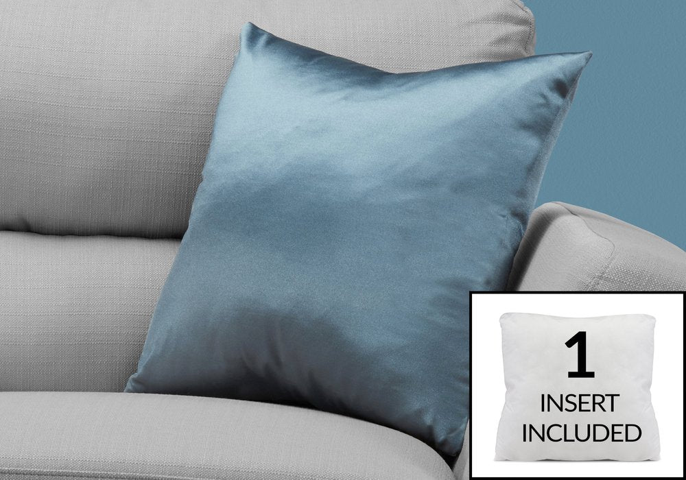 18" X 18" Gold Polyester Zippered Pillow