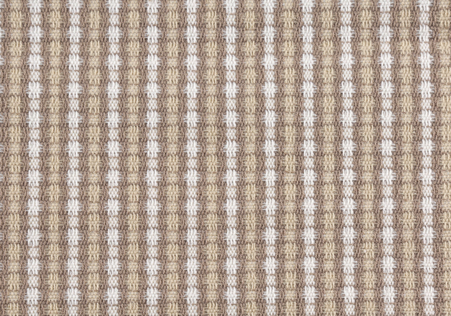 Set Of Two 18" X 18" Taupe Polyester Striped Zippered Pillow