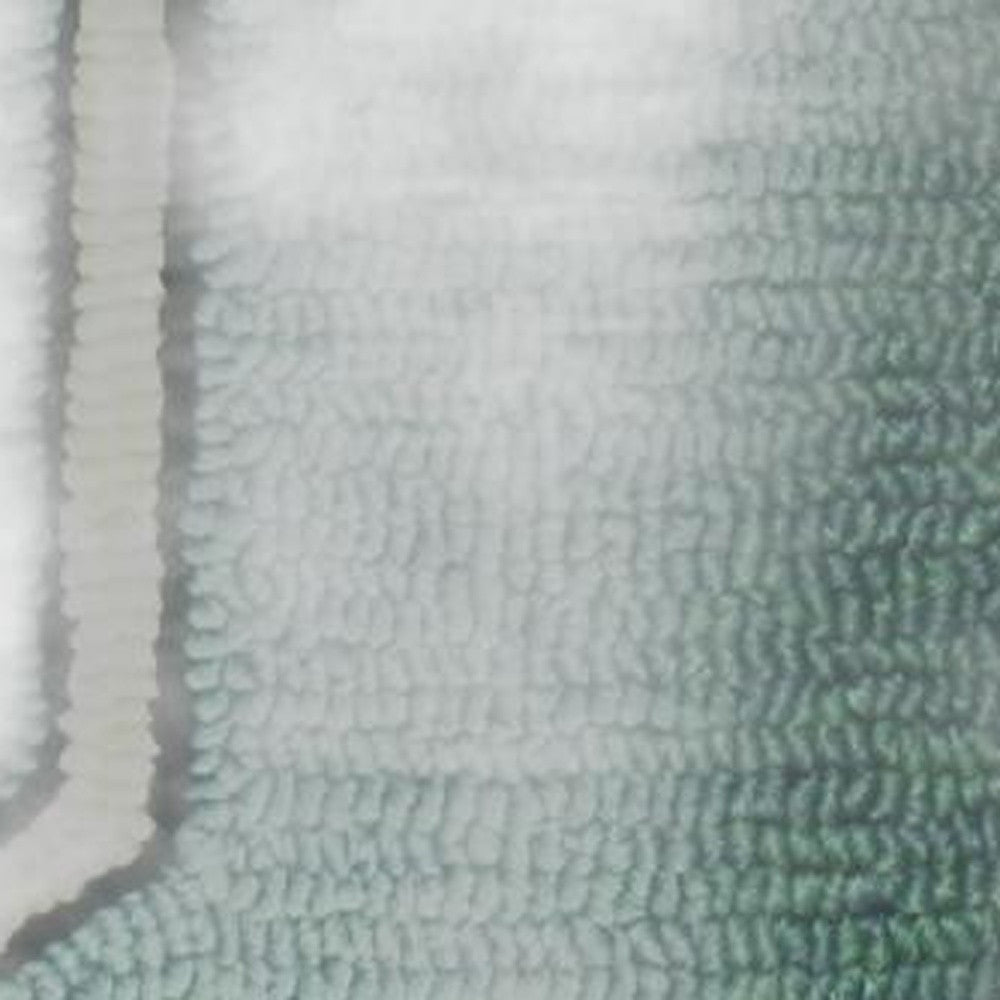 7' X 10' Green Moroccan Indoor Outdoor Area Rug