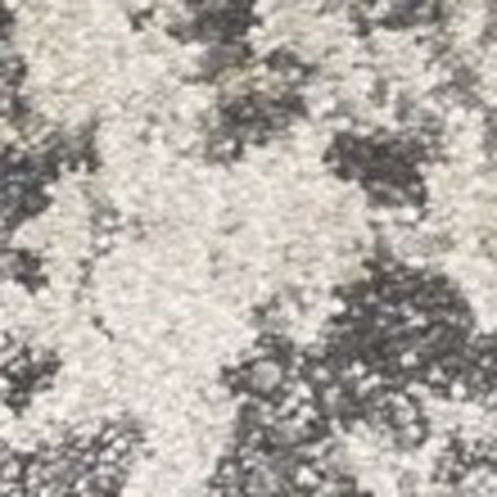 5' X 8' Gray And Tan Abstract Area Rug
