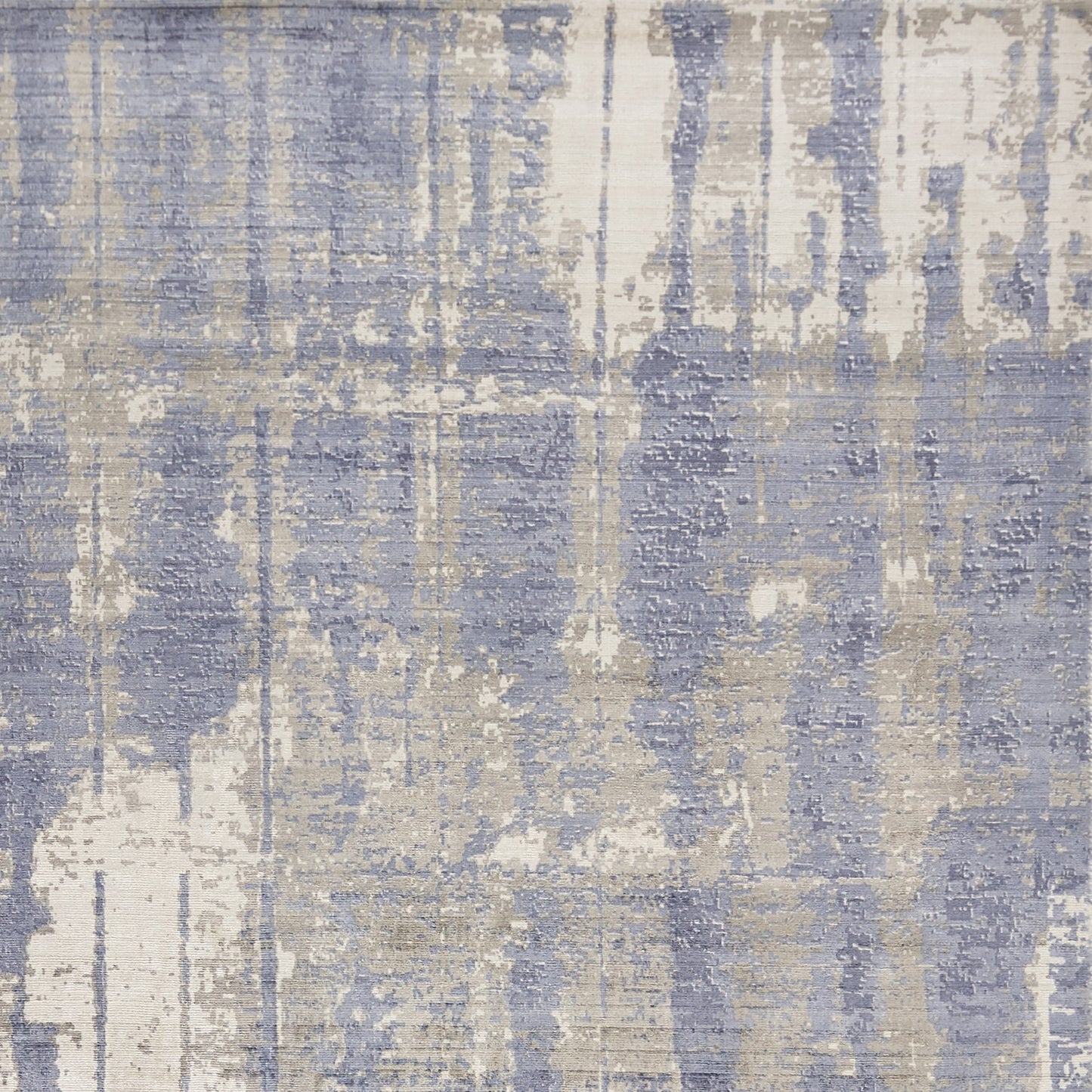 5' X 7' Gray And Ivory Abstract Hand Loomed Area Rug